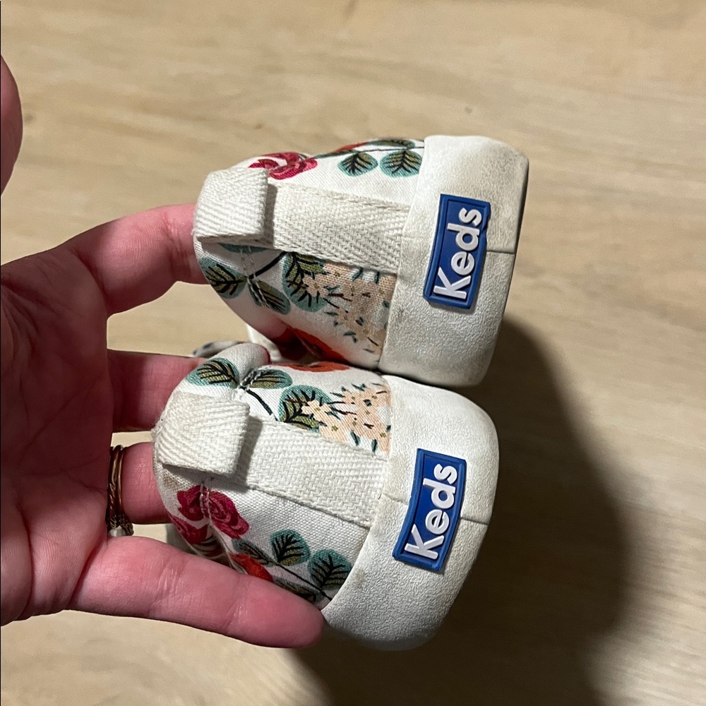 Keds Rifle Paper Co. Multicolor Floral Sneakers Womens 10 - Picture 6 of 8